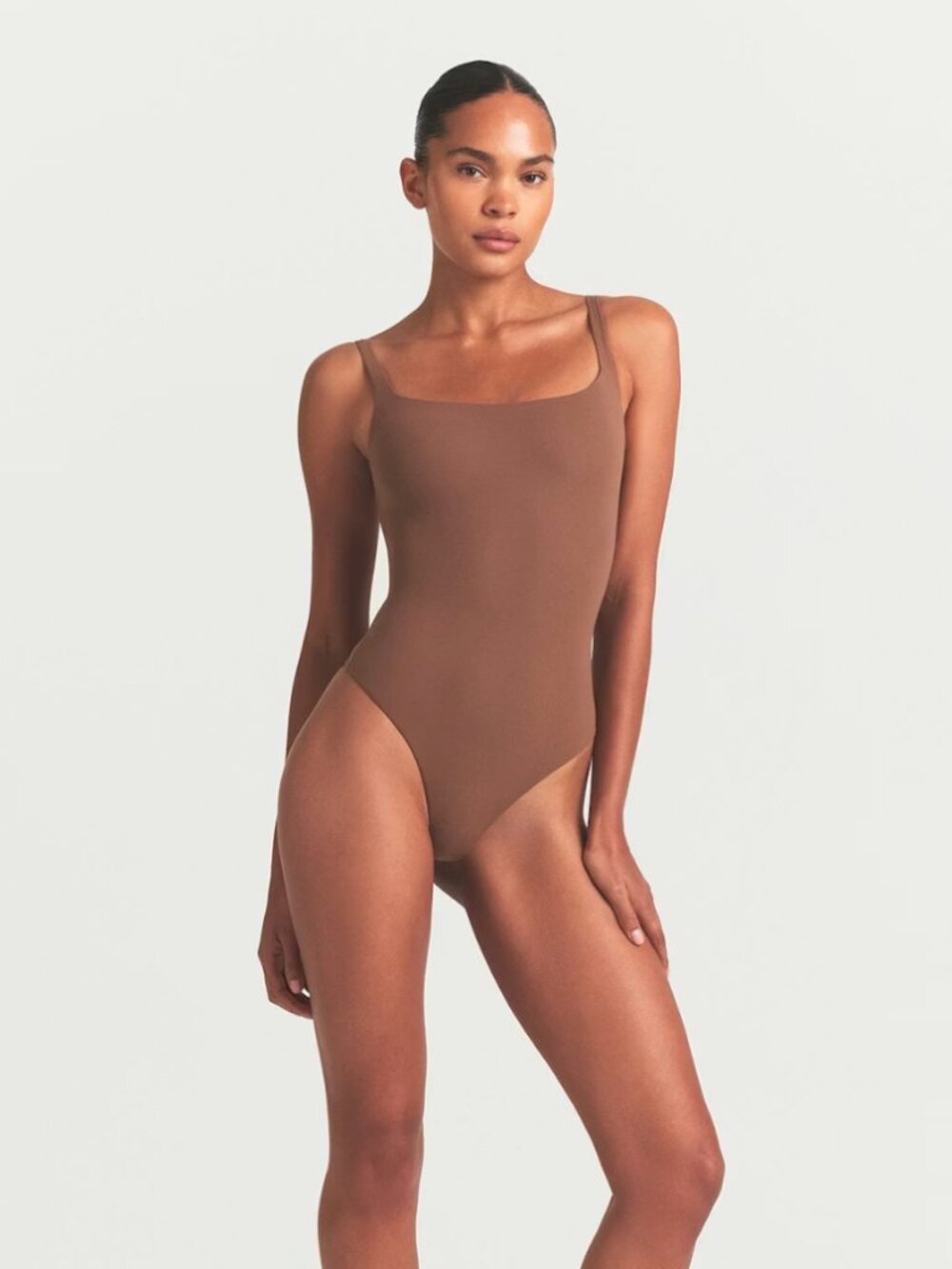 NWT SKIMS Fits Everybody Square Neck Bodysuit